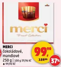 Penny Market Merci čokoládové, mandlové nabídka