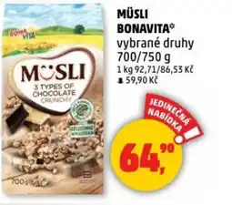 Penny Market Müsli bonavita nabídka