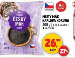 Penny Market Mletý mák karlova koruna nabídka