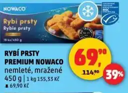 Penny Market Rybí prsty premium nowaco nemleté, mražené nabídka
