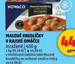 Penny Market Masové knedlíčky v rajské omáčce mražené nabídka