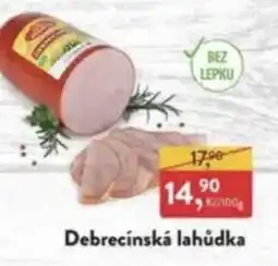 MP Krásno Debrecínská lahůdka nabídka