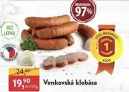 MP Krásno Venkovská klobása nabídka