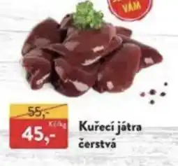 MP Krásno Kuřecí játra čerstvá nabídka