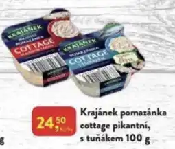 MP Krásno Krajánek pomazánka cottage pikantní, s tuňákem nabídka