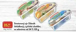 MP Krásno Smetanový sýr Zálesák lahůdkový, s příchtí cheddar, se zeleninou od 24% nabídka