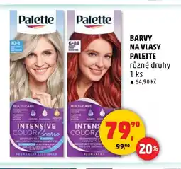 Penny Market Barvy na vlasy Palette nabídka