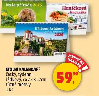 Penny Market Stolní kalendář nabídka