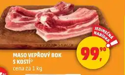 Penny Market Maso vepřový bok s kostí nabídka