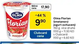 Tesco OLMA Florian Smetanový jogurt ochucený nabídka