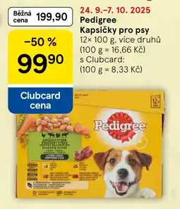 Tesco Pedigree Kapsičky pro psy nabídka