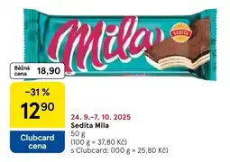 Tesco Sedita Mila nabídka