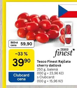 Tesco Tesco Finest Rajčata cherry datlová nabídka
