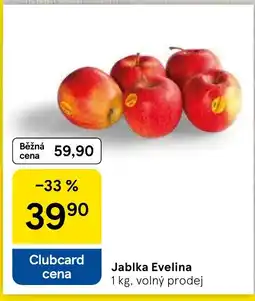 Tesco Jablka Evelina nabídka