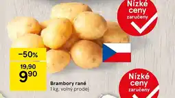 Tesco Brambory rané nabídka