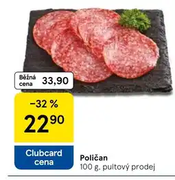 Tesco Poličan nabídka