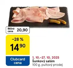 Tesco Sunkový salám nabídka