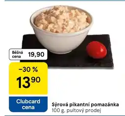 Tesco Sýrová pikantní pomazánka nabídka