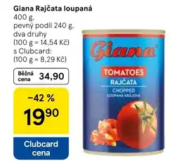 Tesco Giana Rajčata loupaná nabídka