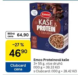 Tesco Emco Proteinová kaše nabídka