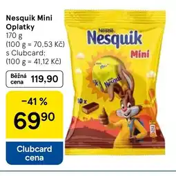 Tesco Nesquik Mini Oplatky nabídka