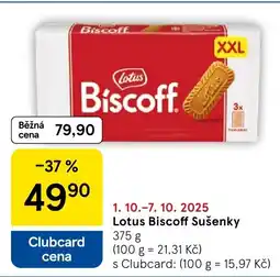Tesco Lotus Biscoff Sušenky nabídka