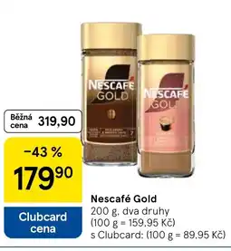 Tesco Nescafé Gold nabídka