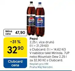 Tesco PEPSI nabídka