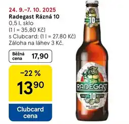 Tesco Radegast Rázná 10 nabídka