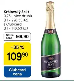 Tesco Královský Sekt nabídka