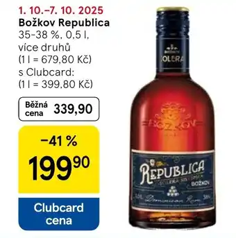 Tesco Božkov Republica nabídka