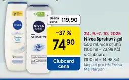 Tesco NIVEA Sprchový gel nabídka