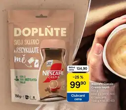 Tesco Nescafé Classic Crema náplň nabídka