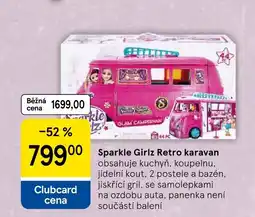 Tesco Sparkle Girlz Retro karavan nabídka