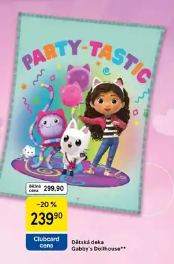 Tesco Dětská deka Gabby's Dollhouse nabídka