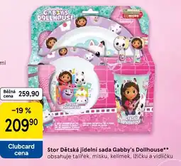 Tesco Stor Dětská jídelní sada Gabby's Dollhouse nabídka