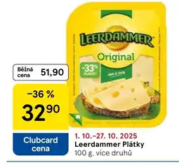 Tesco Leerdammer Plátky nabídka