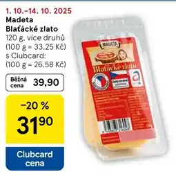 Tesco MADETA Blaťácké zlato nabídka