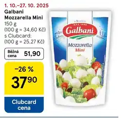 Tesco Galbani Mozzarella Mini nabídka