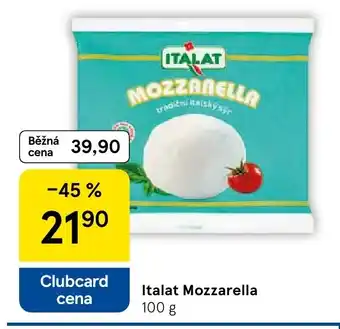 Tesco Italat Mozzarella nabídka