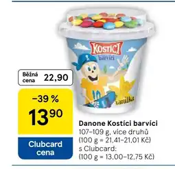 Tesco Danone Kostíci barvíci nabídka