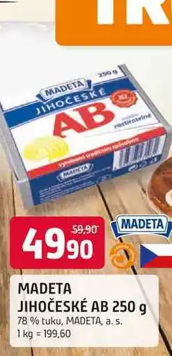 Trefa MADETA JIHOČESKÉ AB 250 g 78 % tuku nabídka