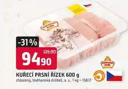Trefa KUŘECÍ PRSNÍ ŘÍZEK 600 g chlazený nabídka
