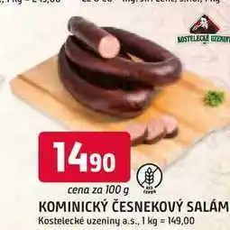 Trefa KOMINICKÝ ČESNEKOVÝ SALÁM 100g nabídka
