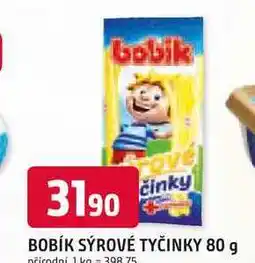 Trefa BOBÍK SÝROVÉ TYČINKY 80 g nabídka
