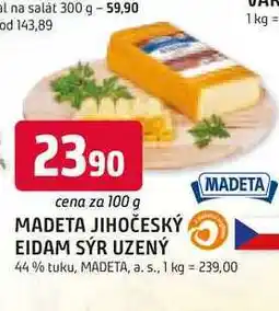 Trefa MADETA JIHOČESKÝ EIDAM SÝR UZENÝ 100g nabídka