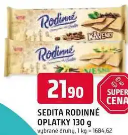 Trefa SEDITA RODINNÉ OPLATKY 130 g nabídka