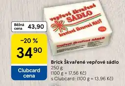 Tesco Brick Škvařené vepřové sádlo nabídka