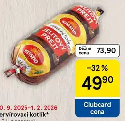 Tesco Krásno Jelitový prejt nabídka