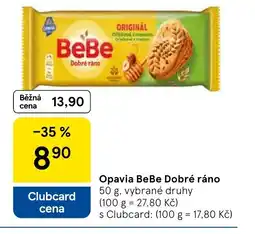 Tesco Opavia BeBe Dobré ráno nabídka